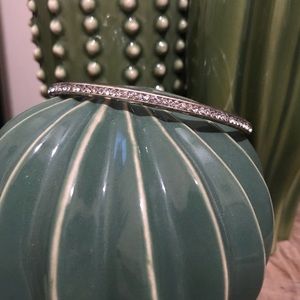 Faux Diamond Bangle